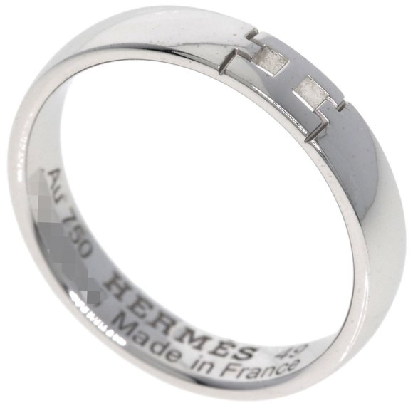 Hermes Hermès Ever Hercules #49 Ring, 18K White Gold, Women's - Picture 1 of 8